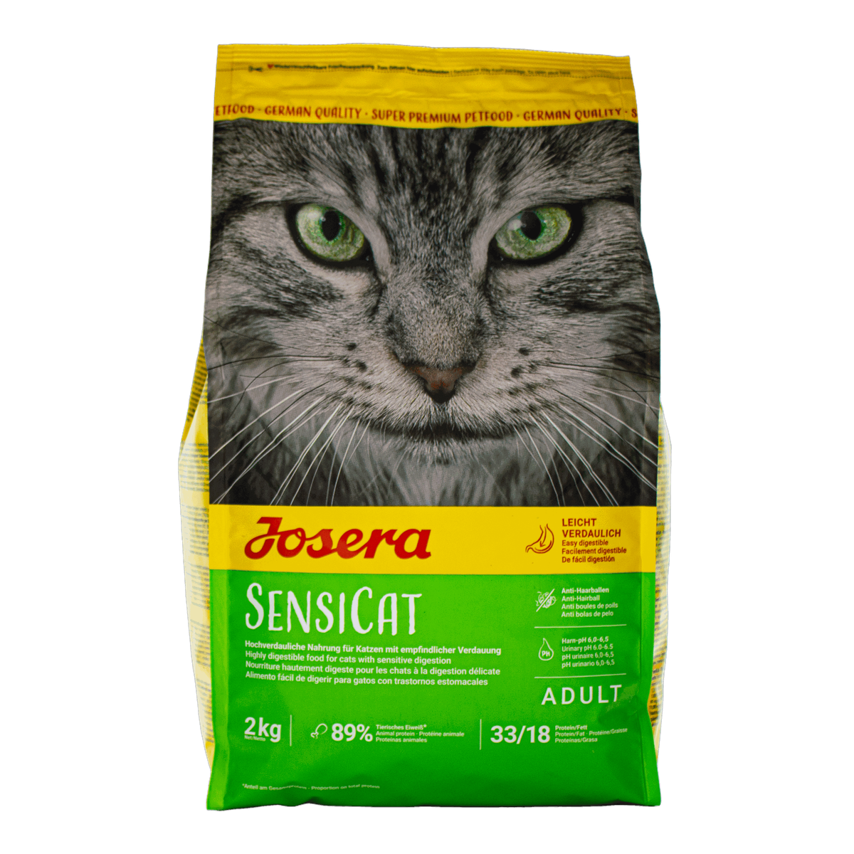 Корм Josera SensiCat з м’ясом птиці сухий для дорослих котів з чутливим травленням 2кг