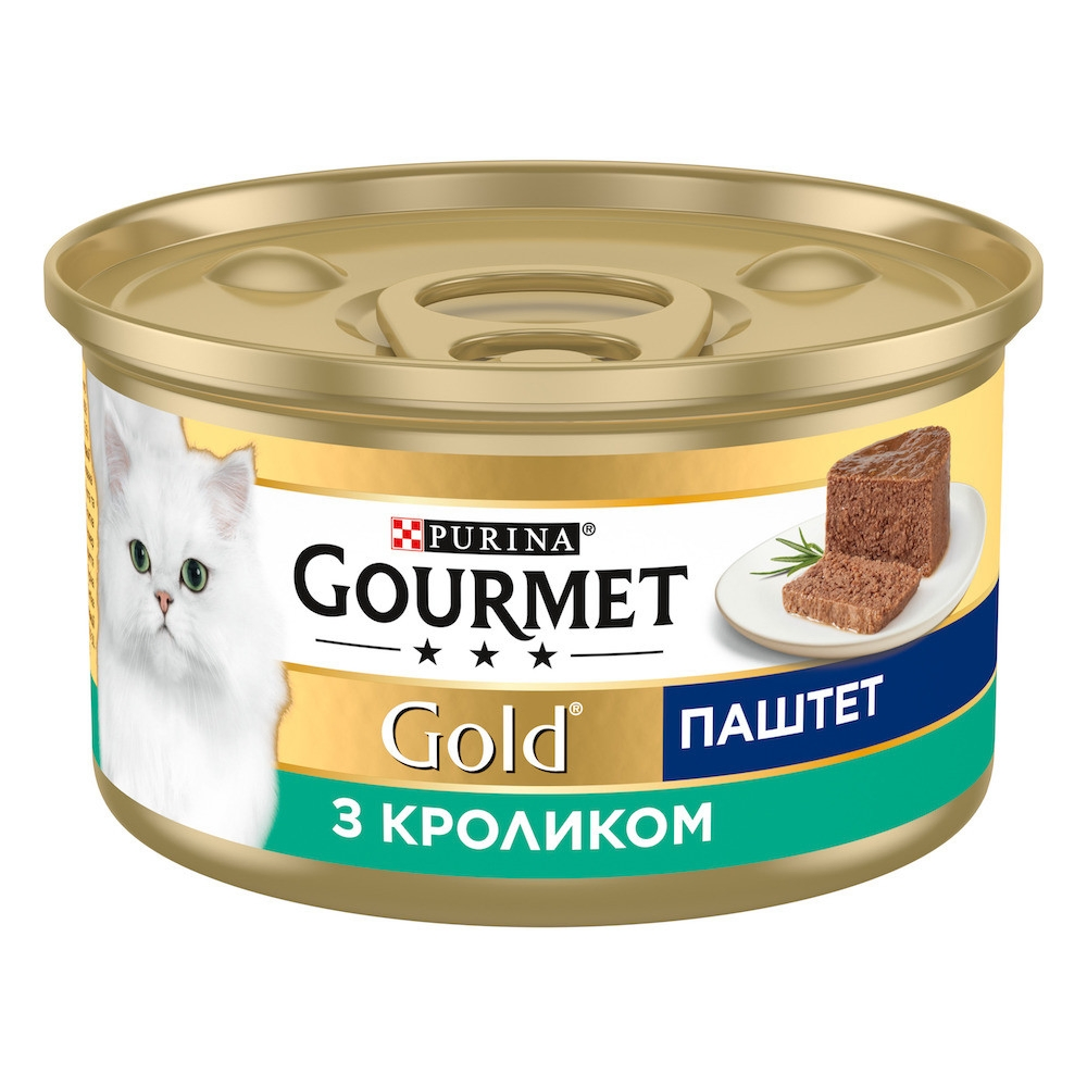 Корм Purina Gourmet Gold Террін Кролик для котів з/б 85г
