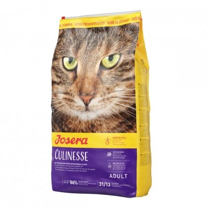 Корм Josera Culinesse з лососем сухий для дорослих вибагливих котів 400г