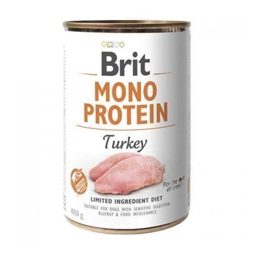 Корм Brit Care Mono Protein з індичкою вологий для собак 400г