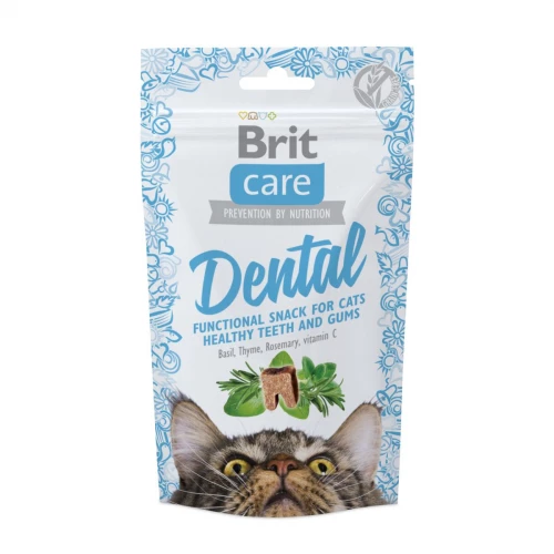 Ласощі Brit Care Functional Snack для зубів напіввологі для котів 50г
