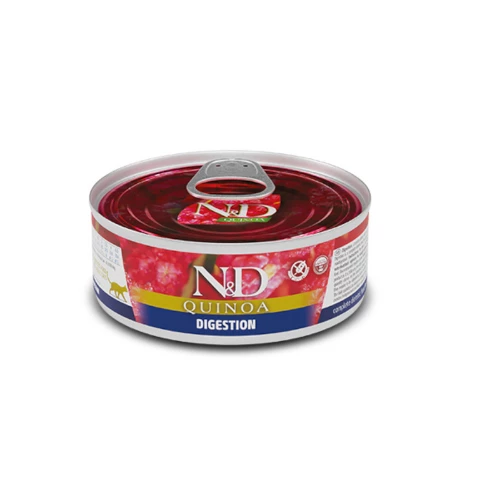 Корм Farmina N&D Quinoa Digestion з ягням та кіноа вологий для котів з чутливим травленням 80г