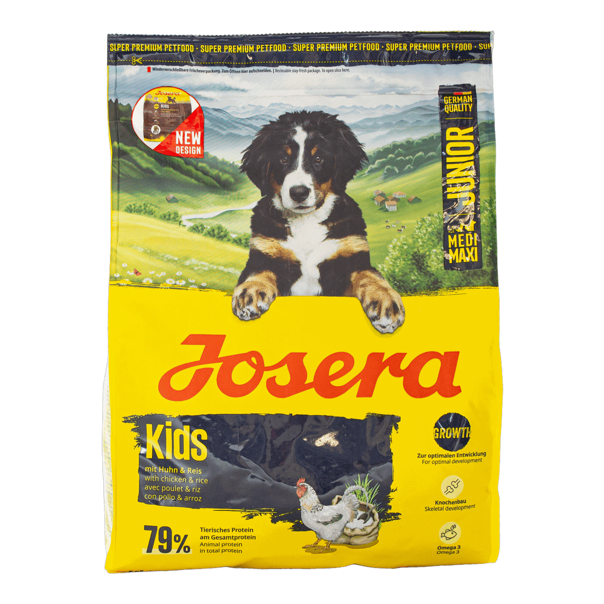 Корм Josera Junior Kids Medi/Maxi сухий для цуценят 900г