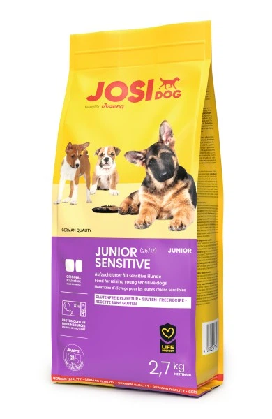 Корм Josera JosiDog Junior Sensitive сухий для цуценят з чутливим травленням 2,7кг