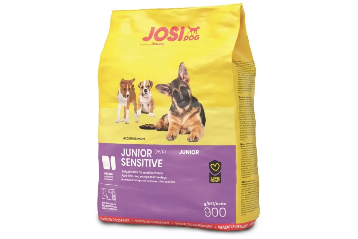 Корм Josera JosiDog Junior Sensitive сухий для цуценят з чутливим травленням 900г