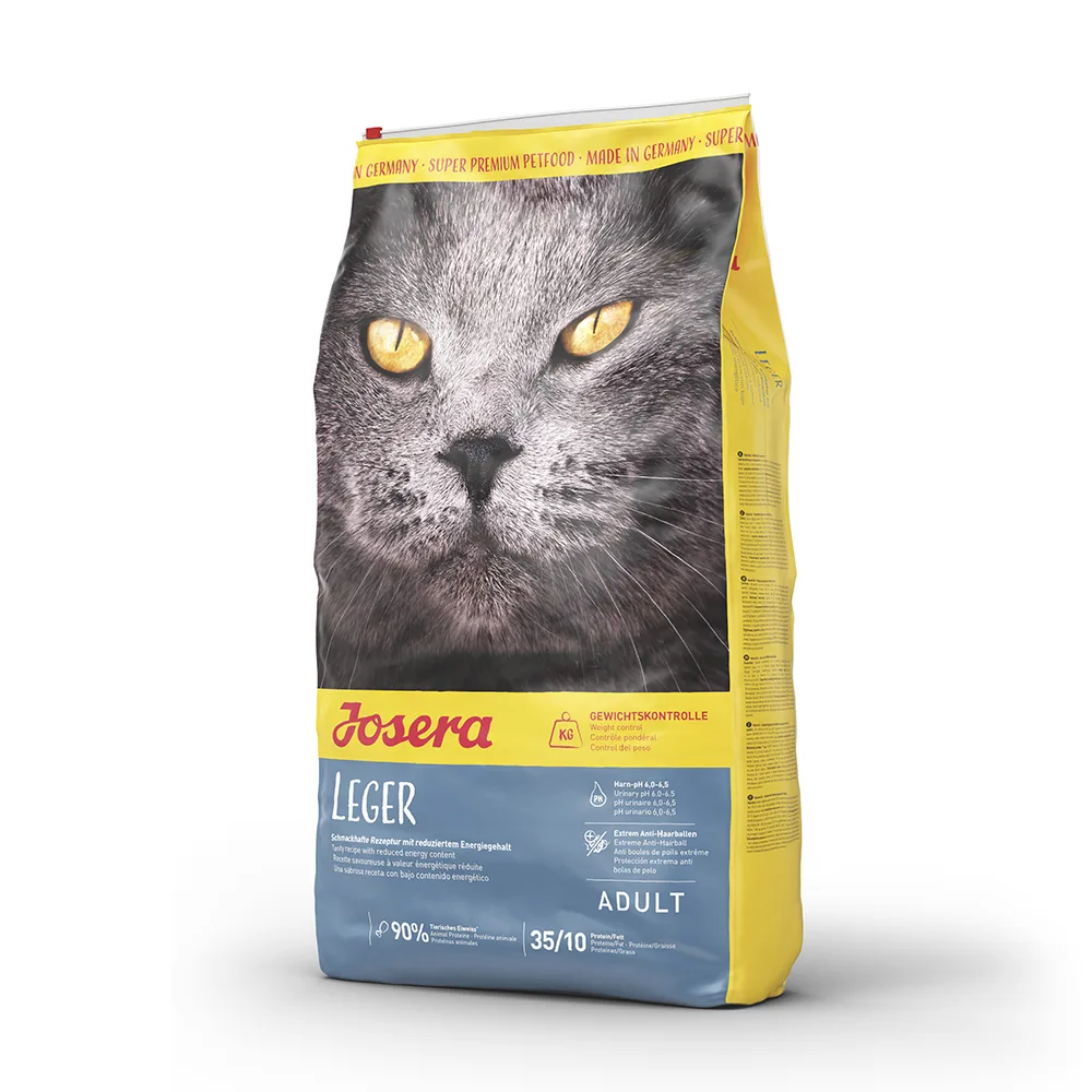 Корм Josera Leger з куркою сухий для дорослих котів з надмірною вагою та стерилізованих 10кг