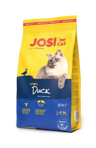 Корм Josera JosiCat Crispy Duck з качкою сухий для дорослих котів 1,9кг