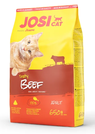 Корм Josera JosiCat Tasty Beef з яловичиною сухий для дорослих котів 650г