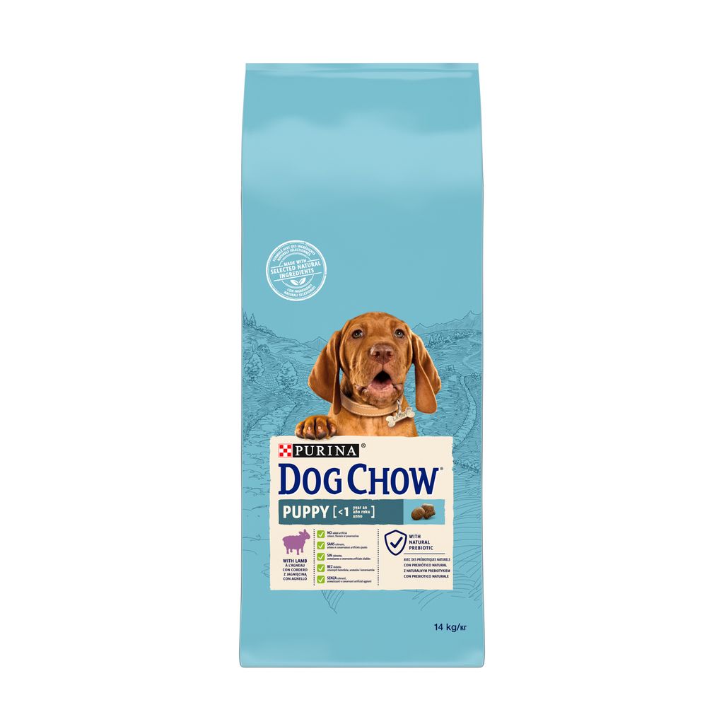 Корм Dog Chow Puppy з ягням сухий для цуценят 2,5кг