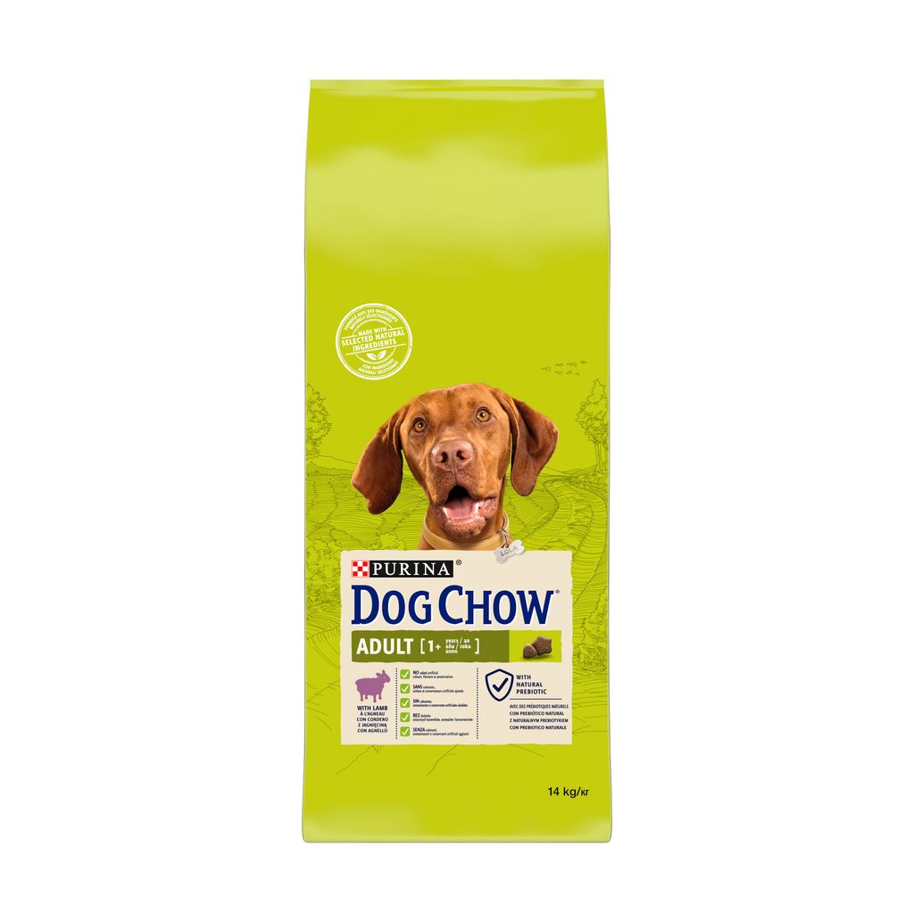 Корм Dog Chow з ягням сухий для дорослих собак 2,5кг