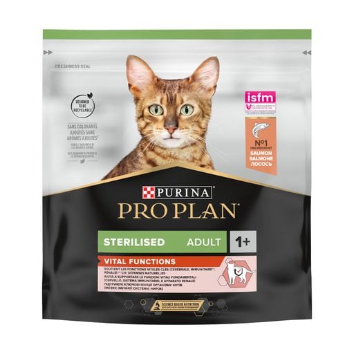 Корм ProPlan Sterilised Vital Function з лососем сухий для стерилізованих котів 400г