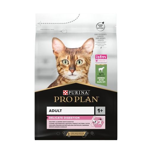 Корм ProPlan Delicate з ягням сухий для котів з чутливим травленням 3кг