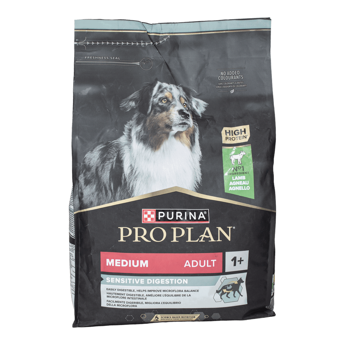Корм ProPlan Medium Sensitive з ягням сухий для собак середніх порід з чутливим травленням 3кг