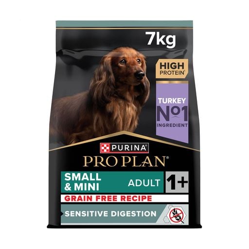 Корм ProPlan Small&Mini Sensitive з індичкою беззерновой сухий для собак малих порід з чутливим травленням 2,5кг