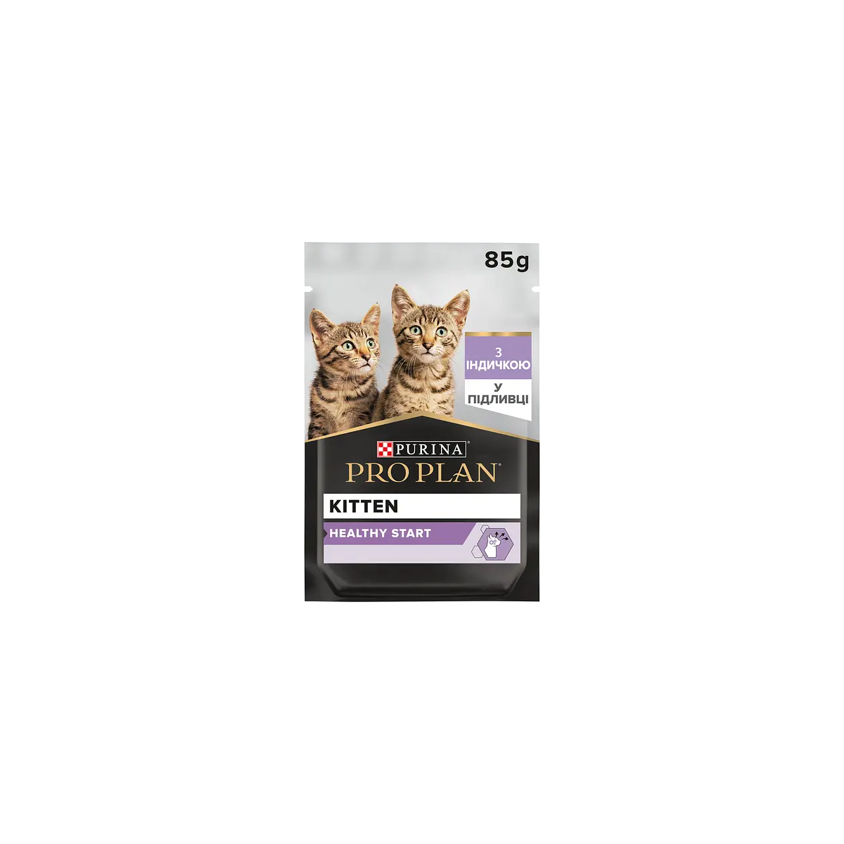 Корм ProPlan Kitten Nutrisavour з індичкою для кошенят 85г