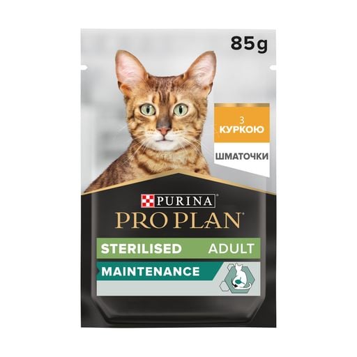 Корм ProPlan Sterilised Nutrisavour з куркою для стерилізованих котів 85г