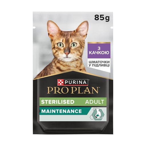 Корм ProPlan Sterilised з качкою для стерилізованих котів 85г