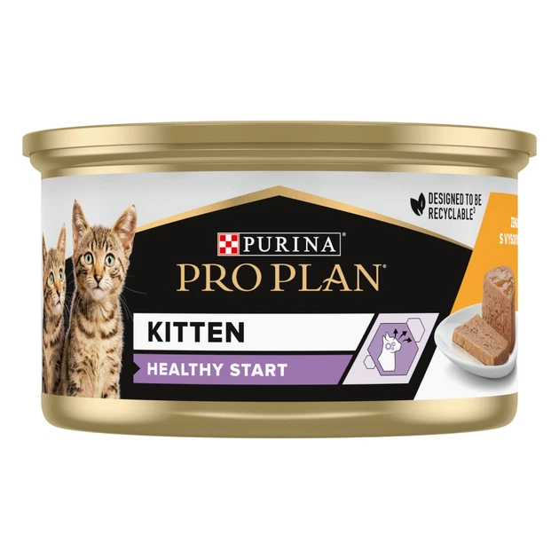 Корм ProPlan Baby з куркою для кошенят з/б 85г