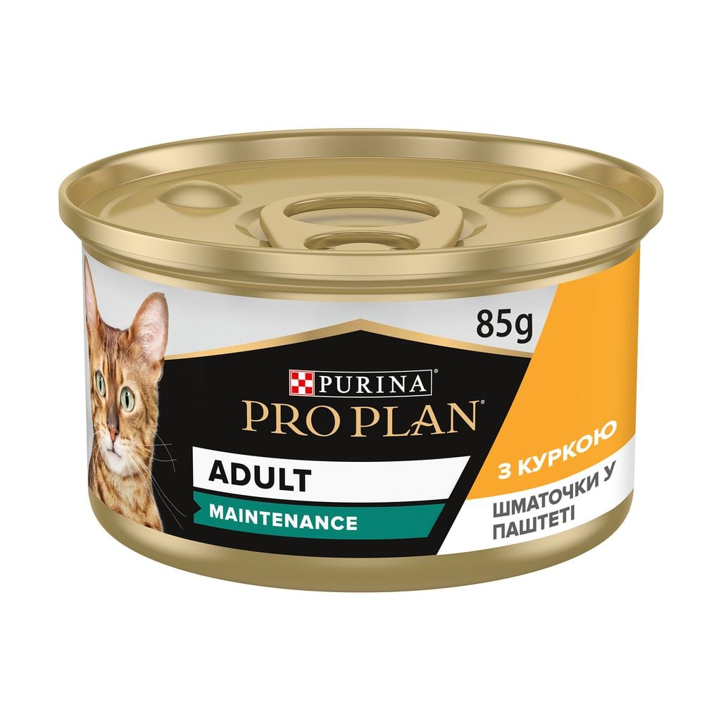 Корм ProPlan Adult з куркою для котів з/б 85г
