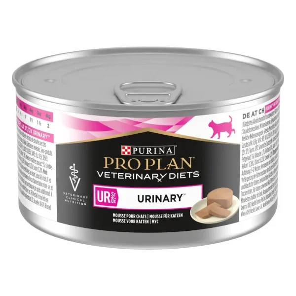 Дієтичний корм ProPlan Veterinary Diets UR Urinary для профілактики сечокам’яної хвороби для дорослих котів 195г