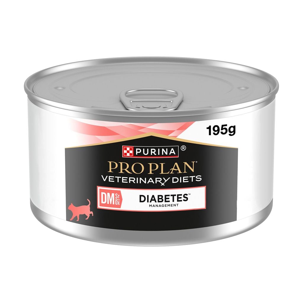 Дієтичний корм ProPlan Veterinary Diets DM Diabetes для регулювання надходження глюкози (цукровий діабет) для котів 195г