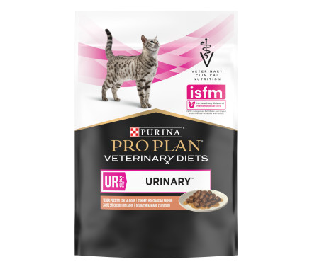 Дієтичний корм ProPlan Veterinary Diets UR Urinary з куркою шматочки у підливці для профілактики сечокам’яної хвороби для котів 85г