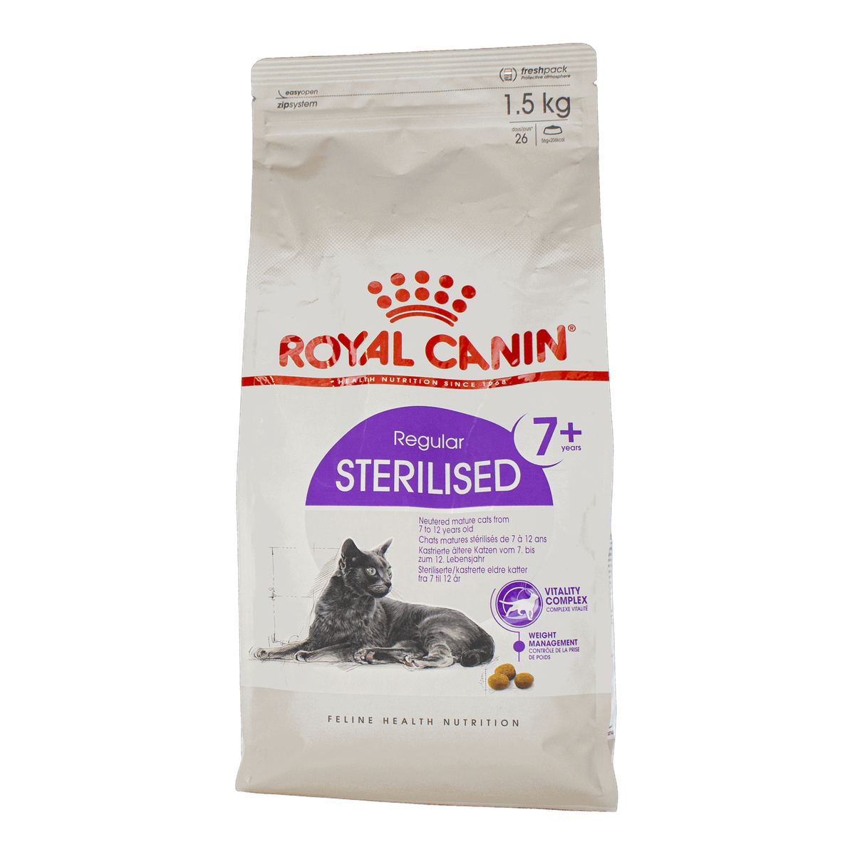 Корм Royal Canin Sterilised 7+ сухий для котів 1,5кг
