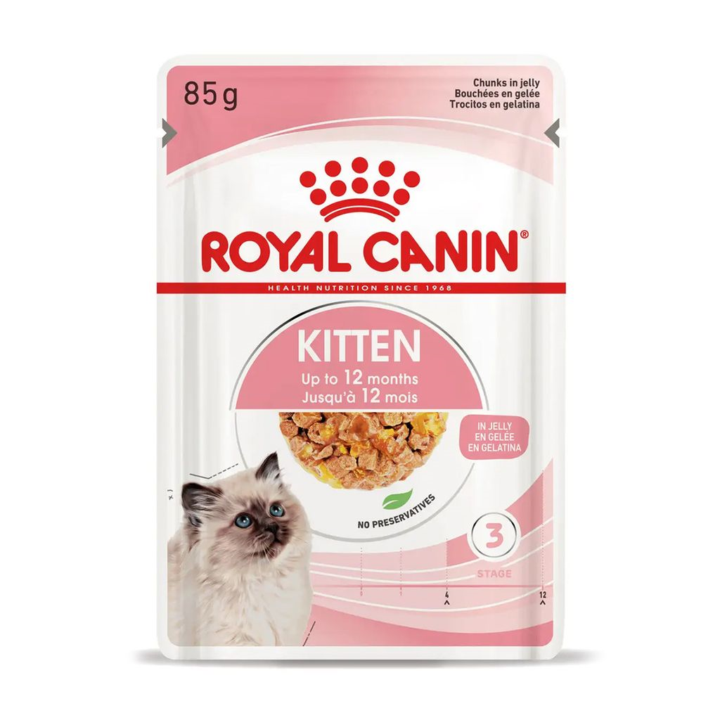 Корм Royal Canin Kitten Instinctive in Jelly вологий в желе для кошенят 85г