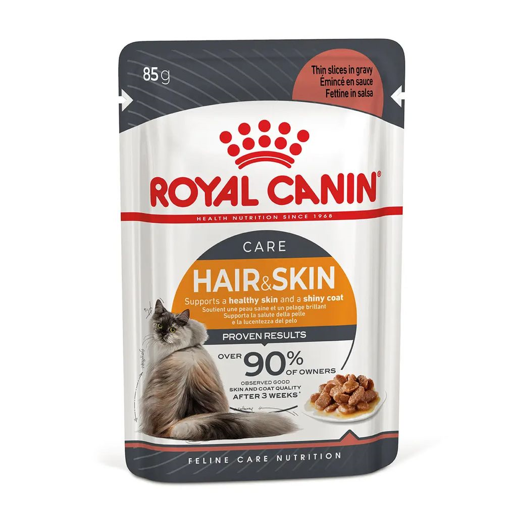 Корм Royal Canin Hair&Skin Care in Gravy вологий в соусі для котів 85г