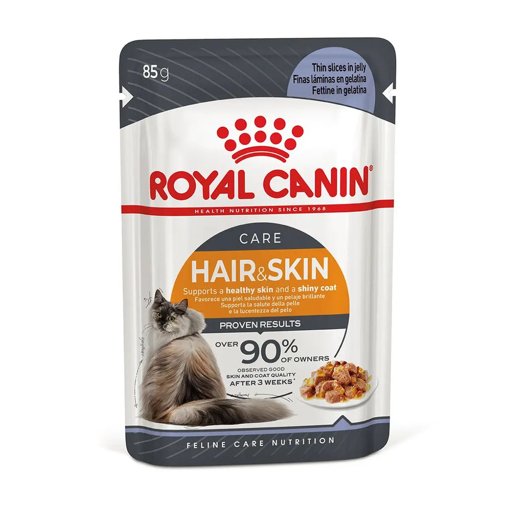 Корм Royal Canin Hair&Skin Care in Jelly вологий в желе для котів 85г