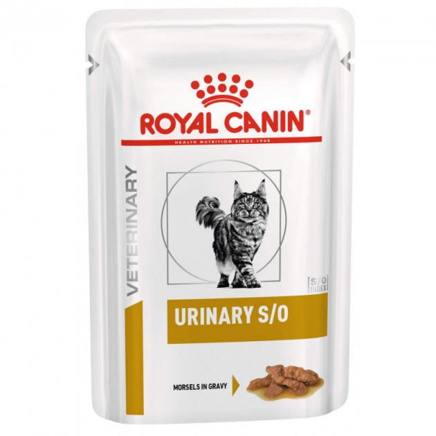 Корм Royal Canin Urinary S/O Cat лікувальний вологий в соусі для котів 85г