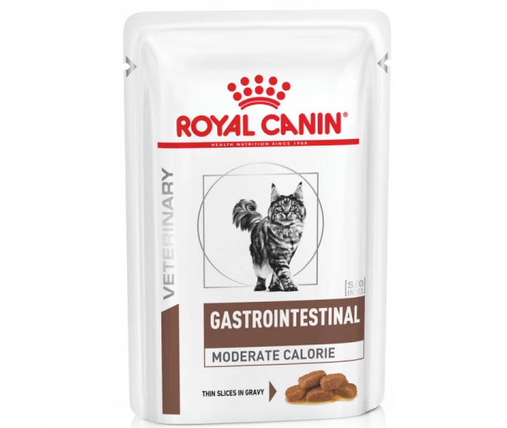 Корм Royal Canin Gastrointestinal Moderate Calorie Cat лікувальний вологий в соусі для котів 85г