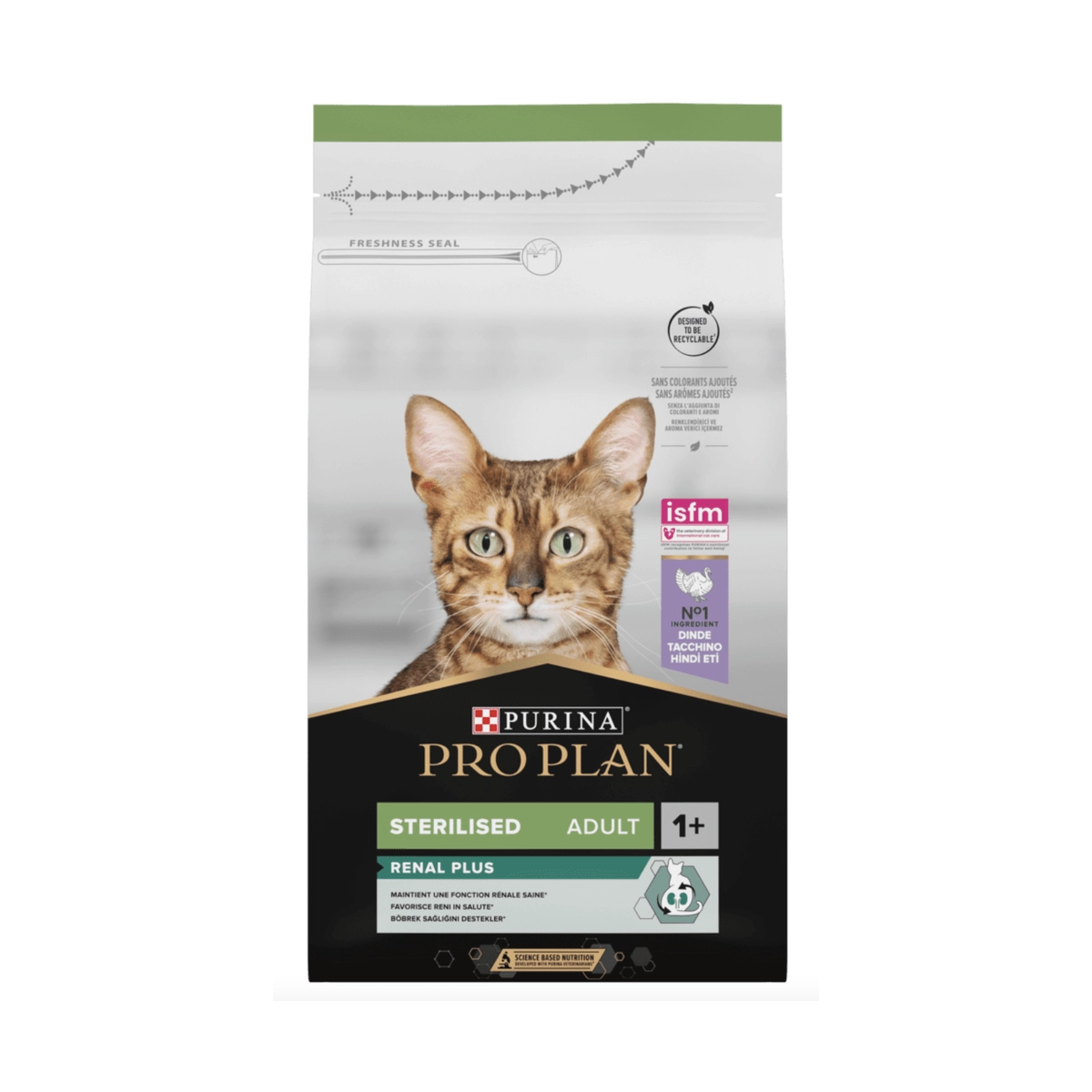 Корм ProPlan Sterilised Renal з індичкою сухий для стерилізованих котів 10кг